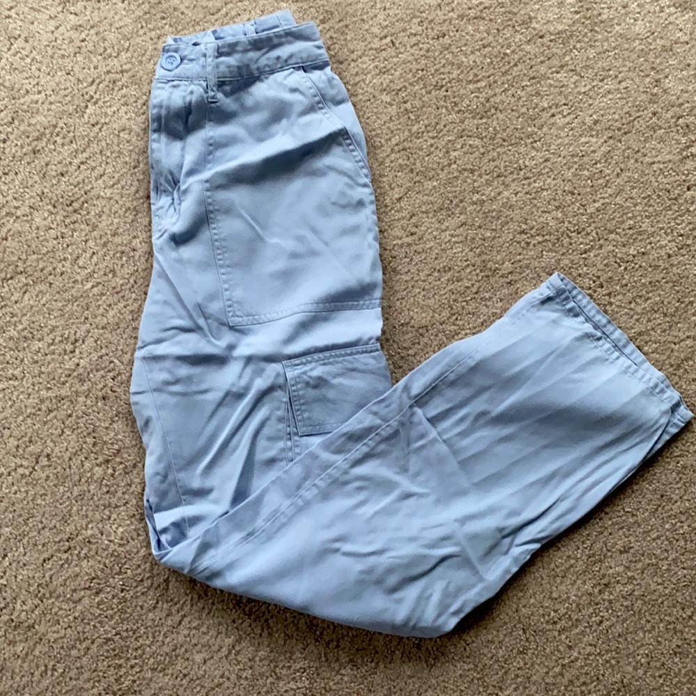 Light Blie UO Cargo Pants